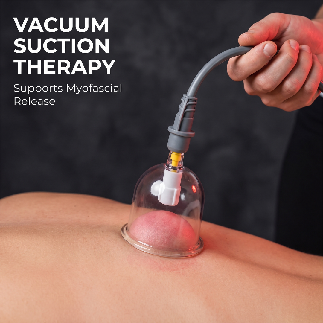 Professional Cupping Therapy Set Vacuum Cups with Hand Pump Multiple Sizes Massage Cupping Kit for Muscle Recovery Myofascial Release Home Use Physiotherapy