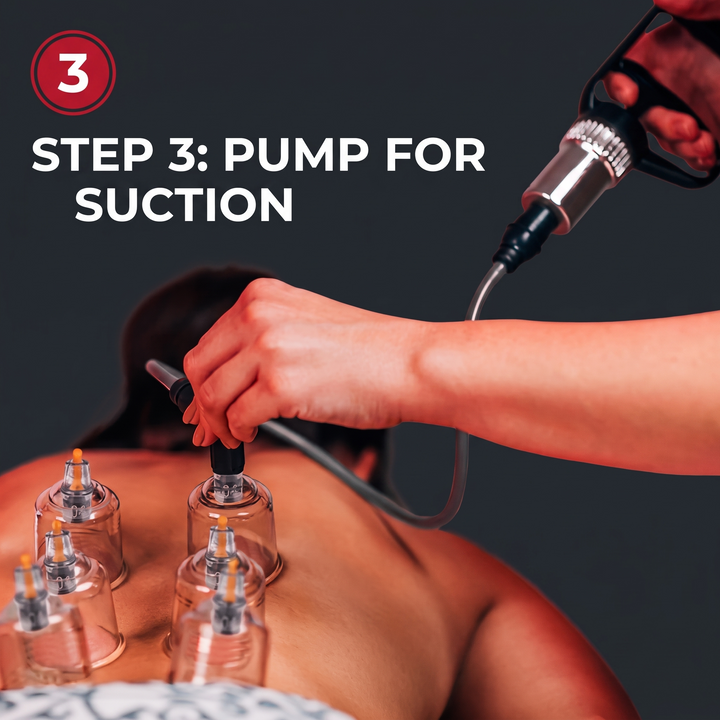 Professional Cupping Therapy Set Vacuum Cups with Hand Pump Multiple Sizes Massage Cupping Kit for Muscle Recovery Myofascial Release Home Use Physiotherapy