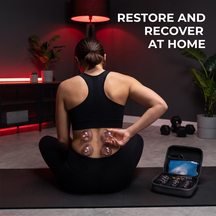Professional Cupping Therapy Set Vacuum Cups with Hand Pump Multiple Sizes Massage Cupping Kit for Muscle Recovery Myofascial Release Home Use Physiotherapy
