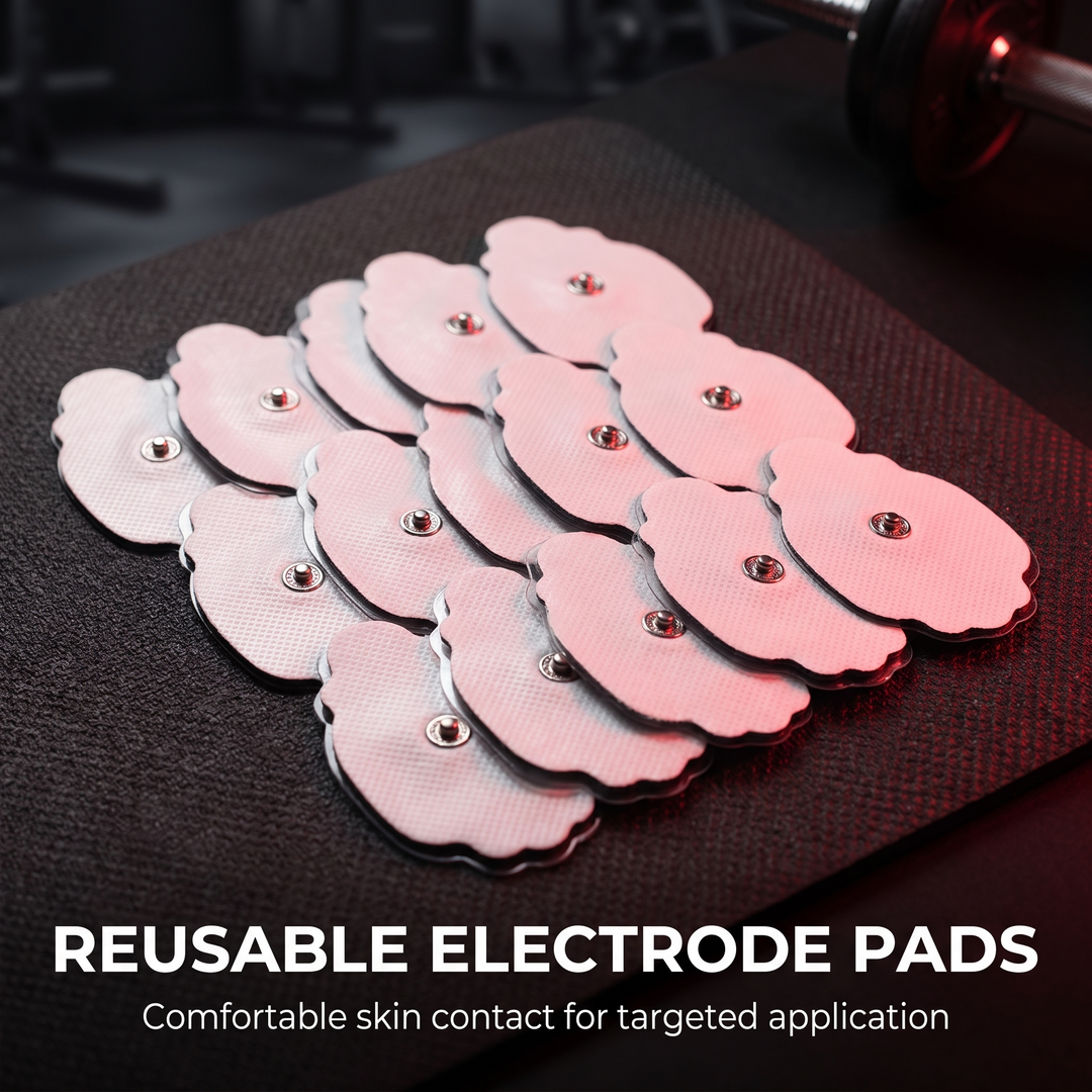 Reusable electrode gel pads for EMS TENS muscle stimulator