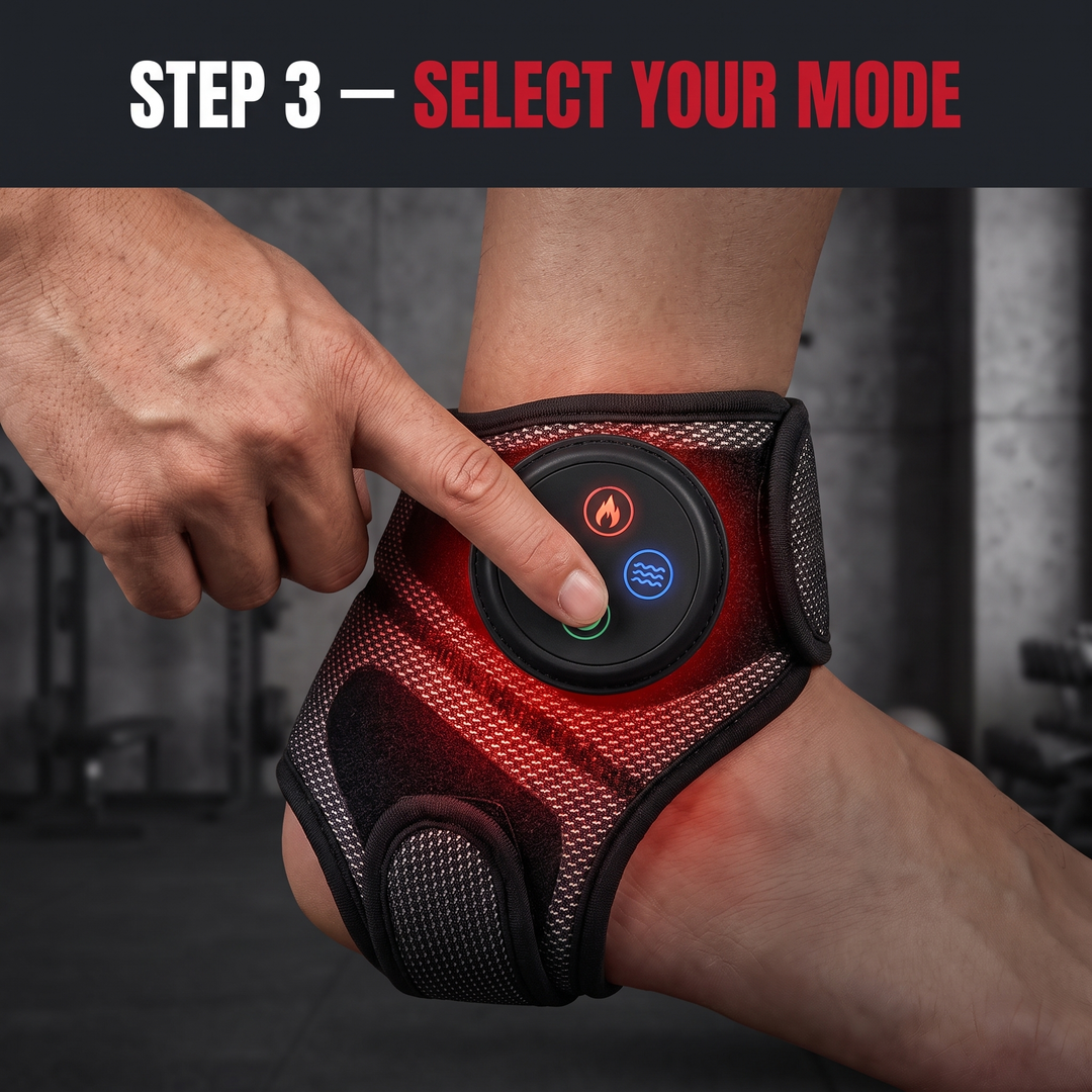 Electric Air Pressure Foot Massager Ankle Leg Compression Massager with Heat Vibration Blood Circulation Support USB Powered Recovery Device