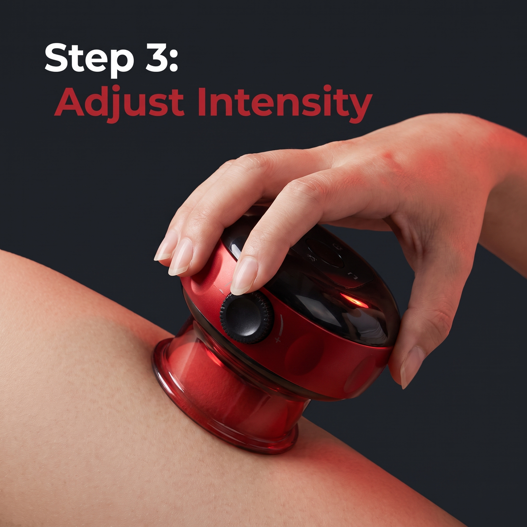Step 3 - Adjust Suction Intensity During Use