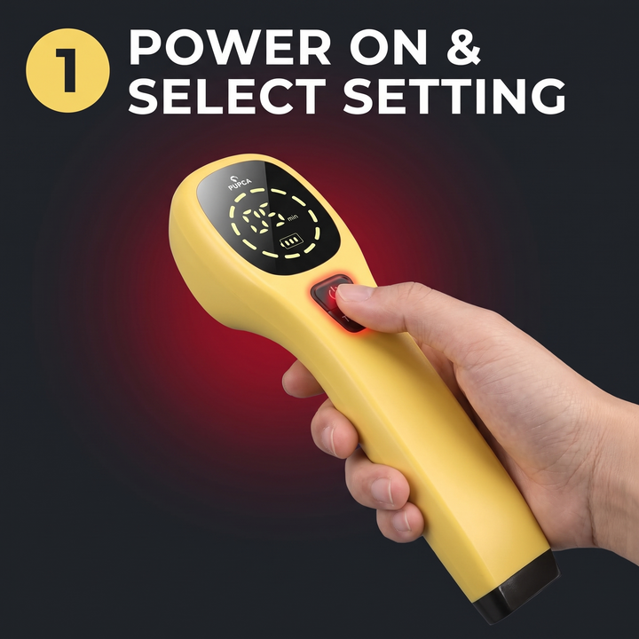 Professional Cold Laser Therapy Device for Pets Handheld Red Light Therapy Tool Designed to Support Joint and Muscle Recovery in Dogs and Cats