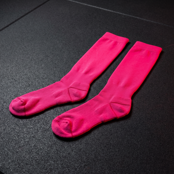 PHYSIOATHLETX compression sports socks - Pink Sport Socks colorway
