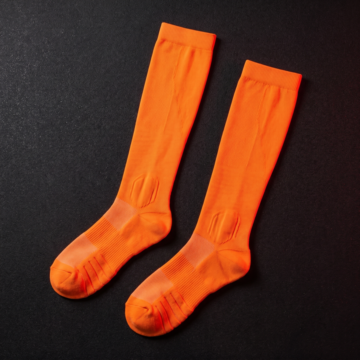 PHYSIOATHLETX compression sports socks - Orange Sport Socks colorway