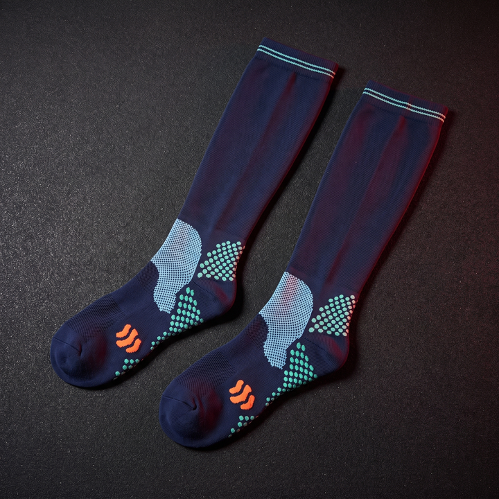 PHYSIOATHLETX compression sports socks - Navy Blue Sport Sock colorway