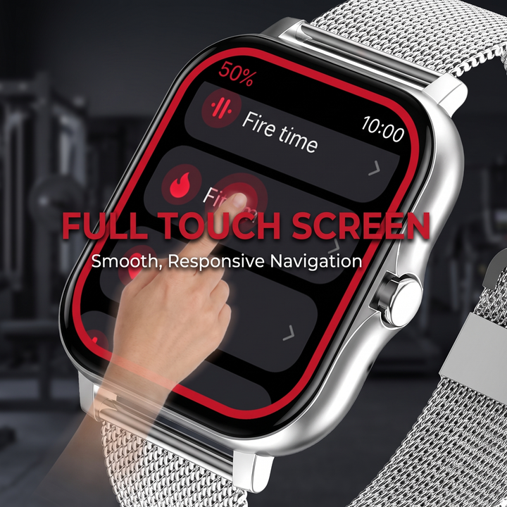 Full touch screen display for smooth responsive navigation