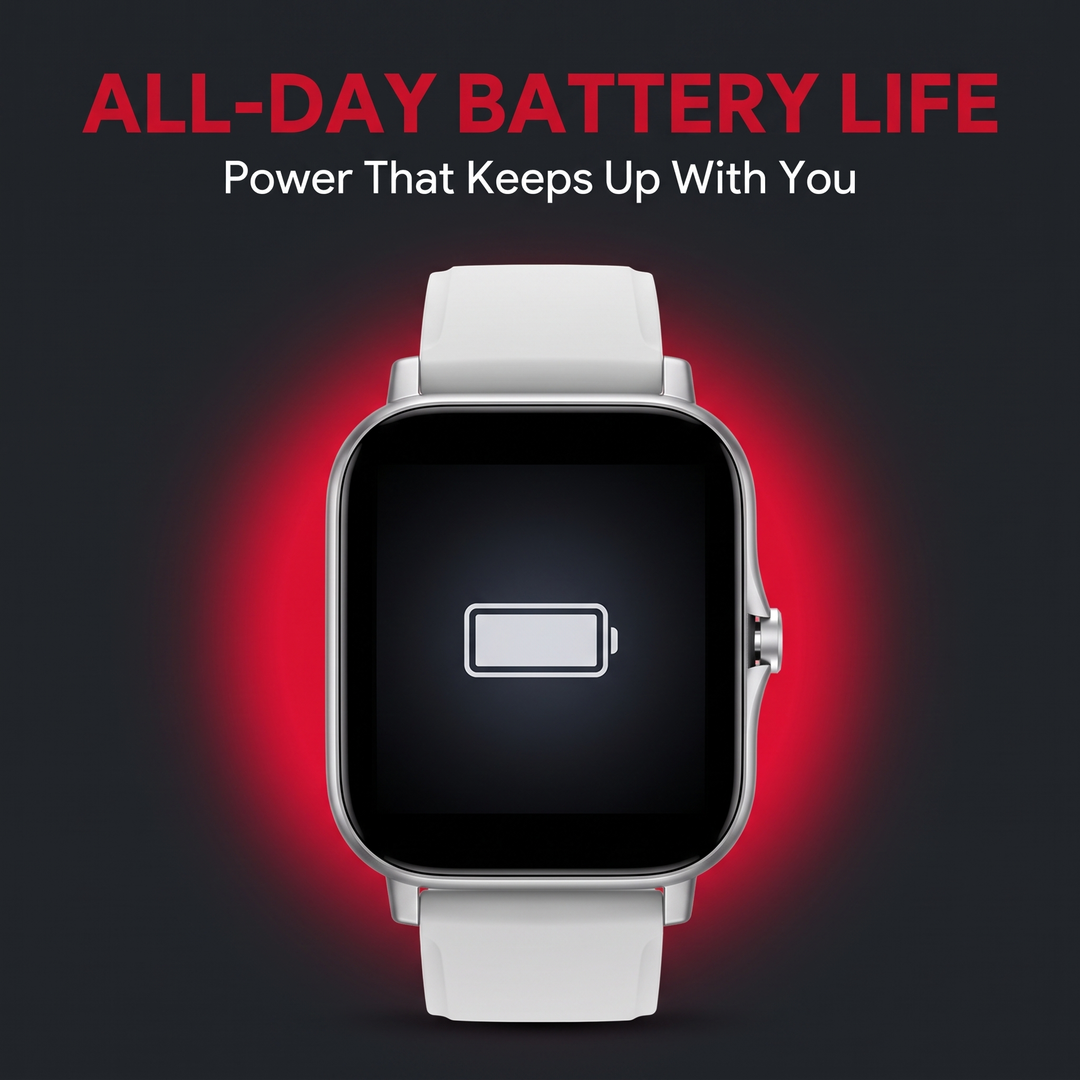 All-day battery life smartwatch