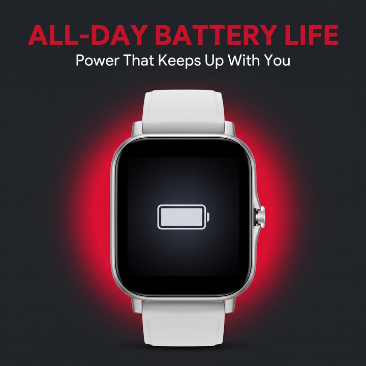 All-day battery life smartwatch