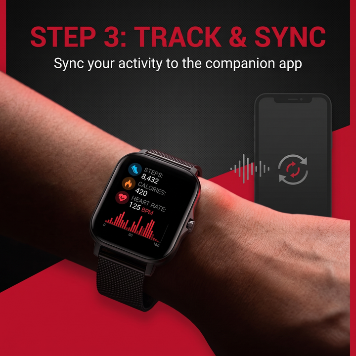 Step 3 - track and sync activity with companion app