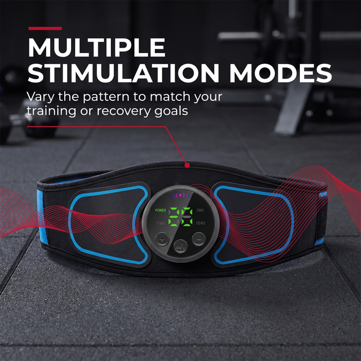 Professional ABS Trainer Belt EMS Muscle Stimulator Abdominal Toning Belt Electronic Muscle Toner Home Gym Fitness Workout Recovery Device