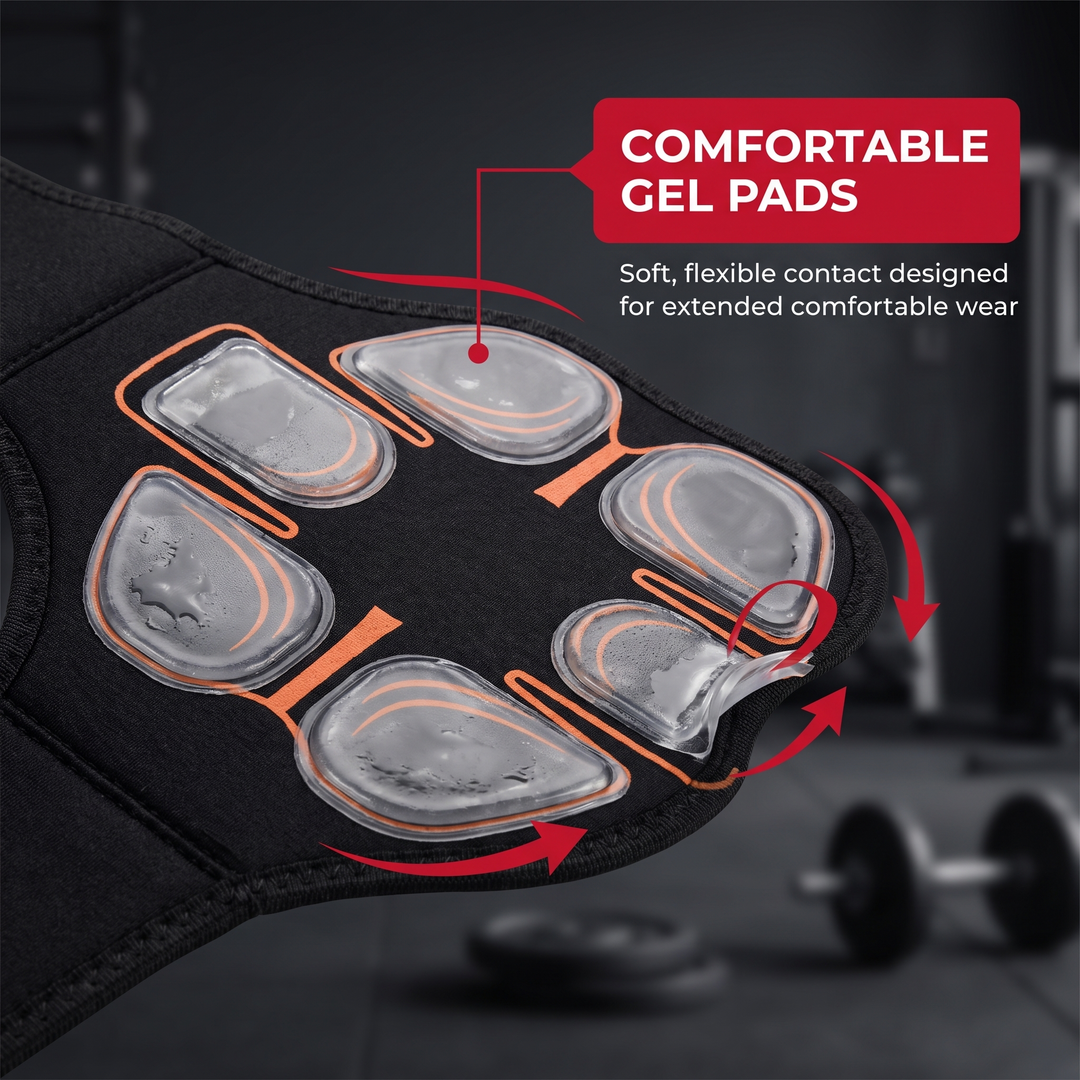 Professional ABS Trainer Belt EMS Muscle Stimulator Abdominal Toning Belt Electronic Muscle Toner Home Gym Fitness Workout Recovery Device