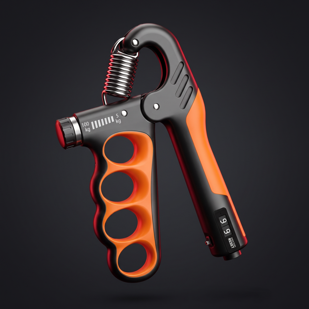 Adjustable Grip Strength Trainer Hand Strengthener Wrist Expander Finger Exercise Tool for Forearm Muscle Recovery Home Gym Fitness Rehabilitation