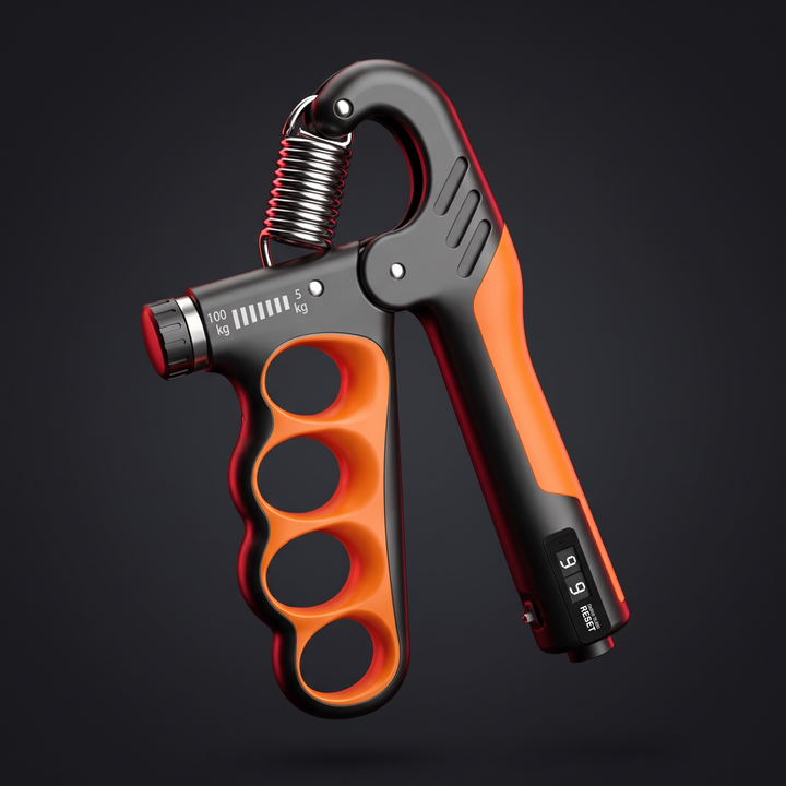Adjustable Grip Strength Trainer Hand Strengthener Wrist Expander Finger Exercise Tool for Forearm Muscle Recovery Home Gym Fitness Rehabilitation