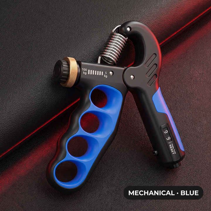 Adjustable Grip Strength Trainer Hand Strengthener Wrist Expander Finger Exercise Tool for Forearm Muscle Recovery Home Gym Fitness Rehabilitation