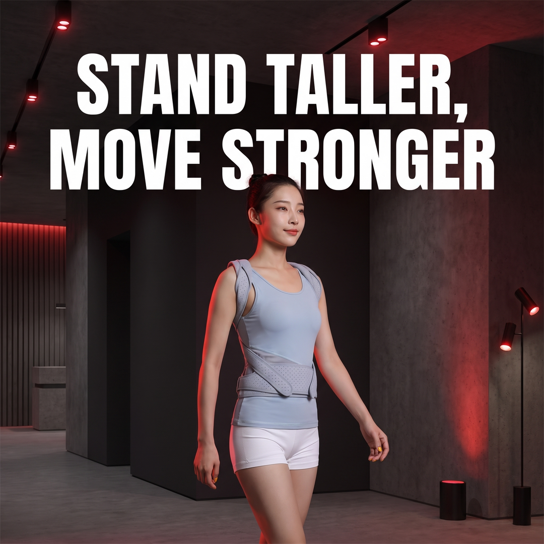 Posture corrector lifestyle stand taller move stronger