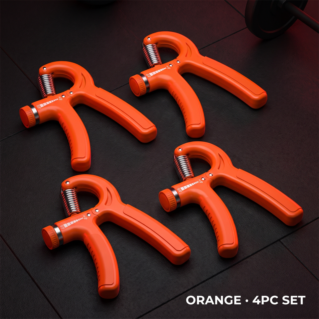 Adjustable Grip Strength Trainer Hand Strengthener Wrist Expander Finger Exercise Tool for Forearm Muscle Recovery Home Gym Fitness Rehabilitation