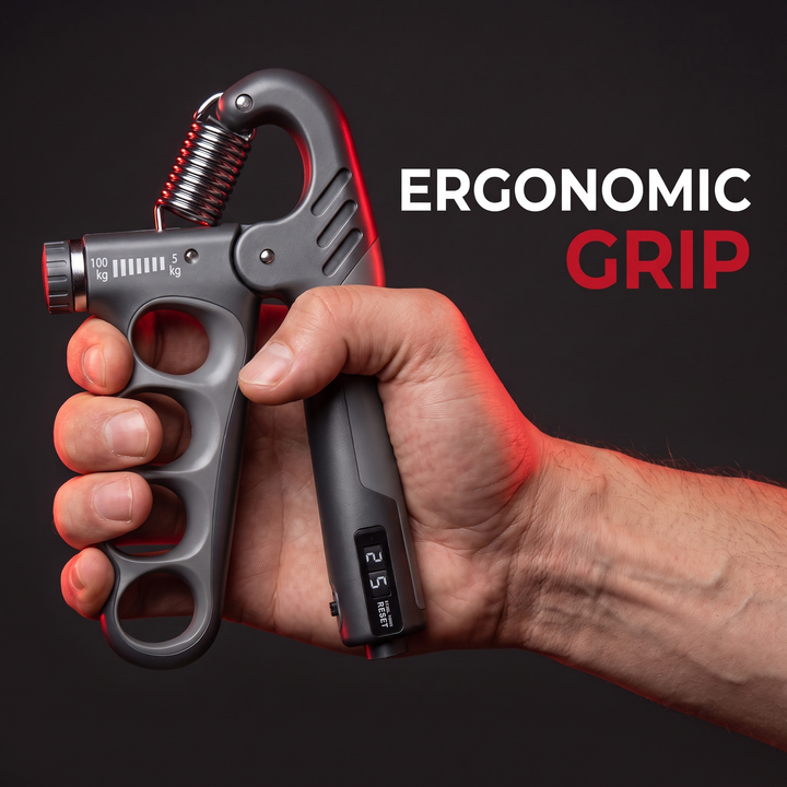 Adjustable Grip Strength Trainer Hand Strengthener Wrist Expander Finger Exercise Tool for Forearm Muscle Recovery Home Gym Fitness Rehabilitation