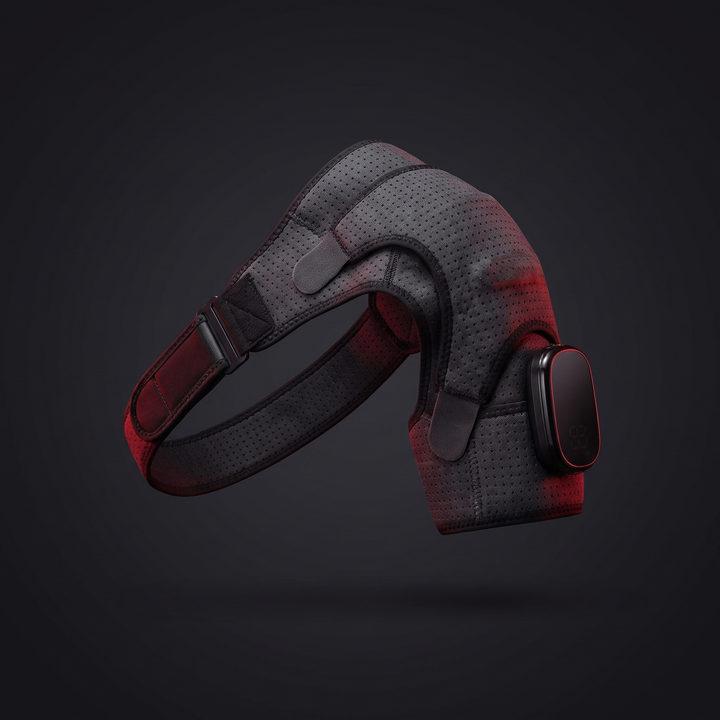 PHYSIOATHLETX Adjustable Electric Heating Shoulder Massage Belt - Hero Shot