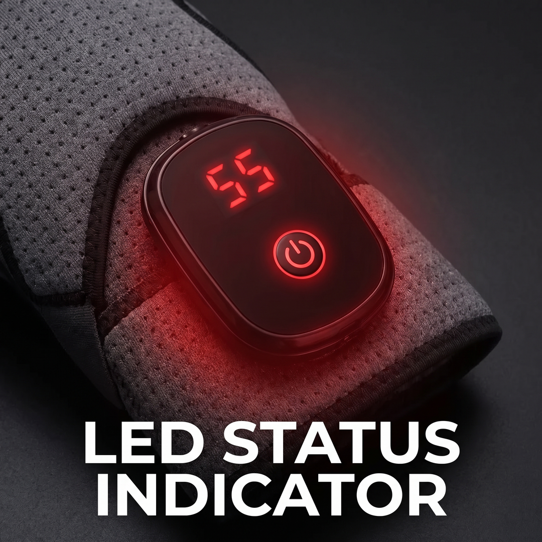 PHYSIOATHLETX Heating Shoulder Wrap - LED Status Indicator Feature