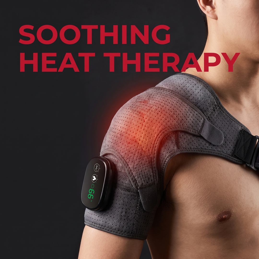 PHYSIOATHLETX Heating Shoulder Wrap - Soothing Heat Therapy Feature