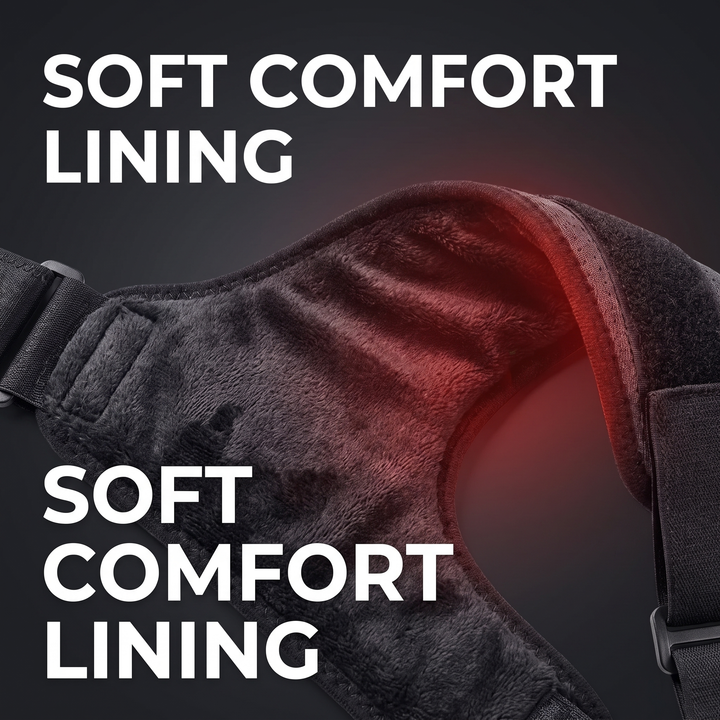 PHYSIOATHLETX Heating Shoulder Wrap - Soft Comfort Lining Feature