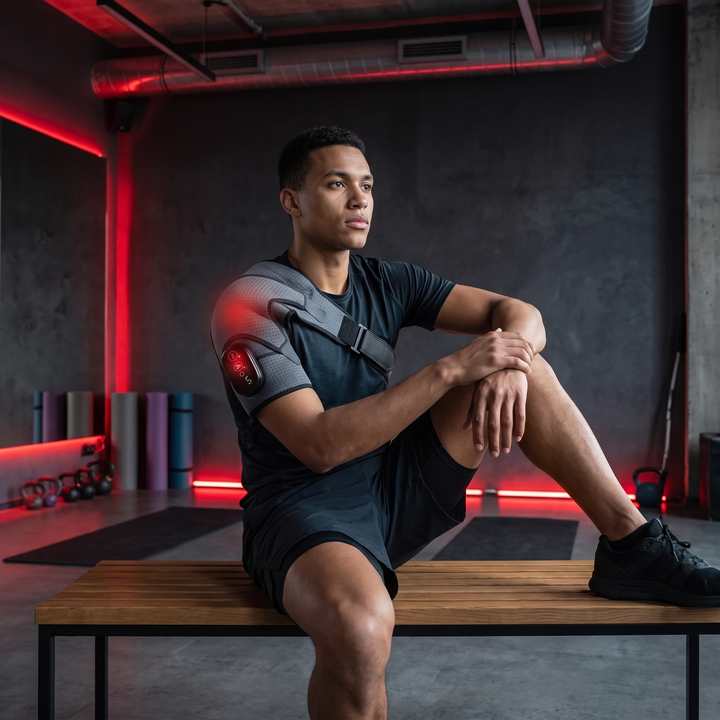PHYSIOATHLETX Heating Shoulder Wrap - Post-Workout Recovery Lifestyle