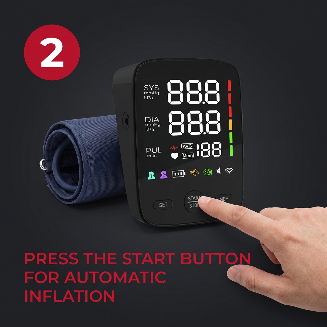 How to Use Step 2 Press Start Button for Automatic Inflation