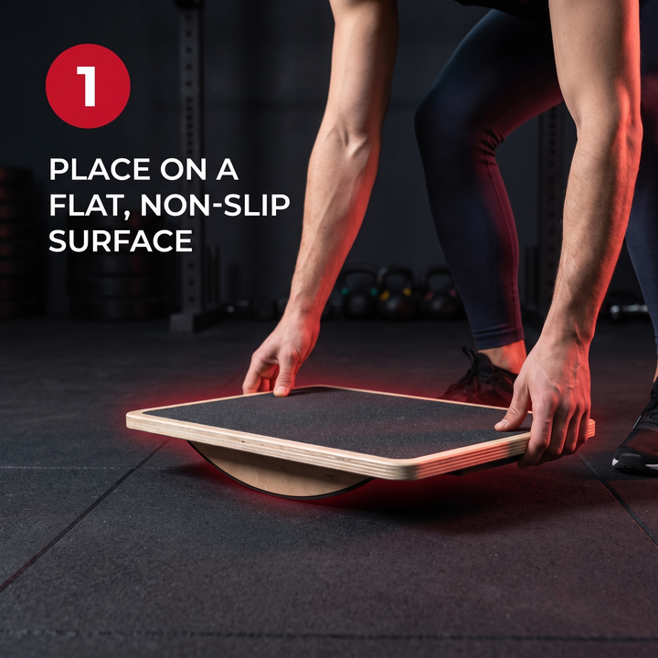 How to Use Step 1 - Place on Flat Non-Slip Surface