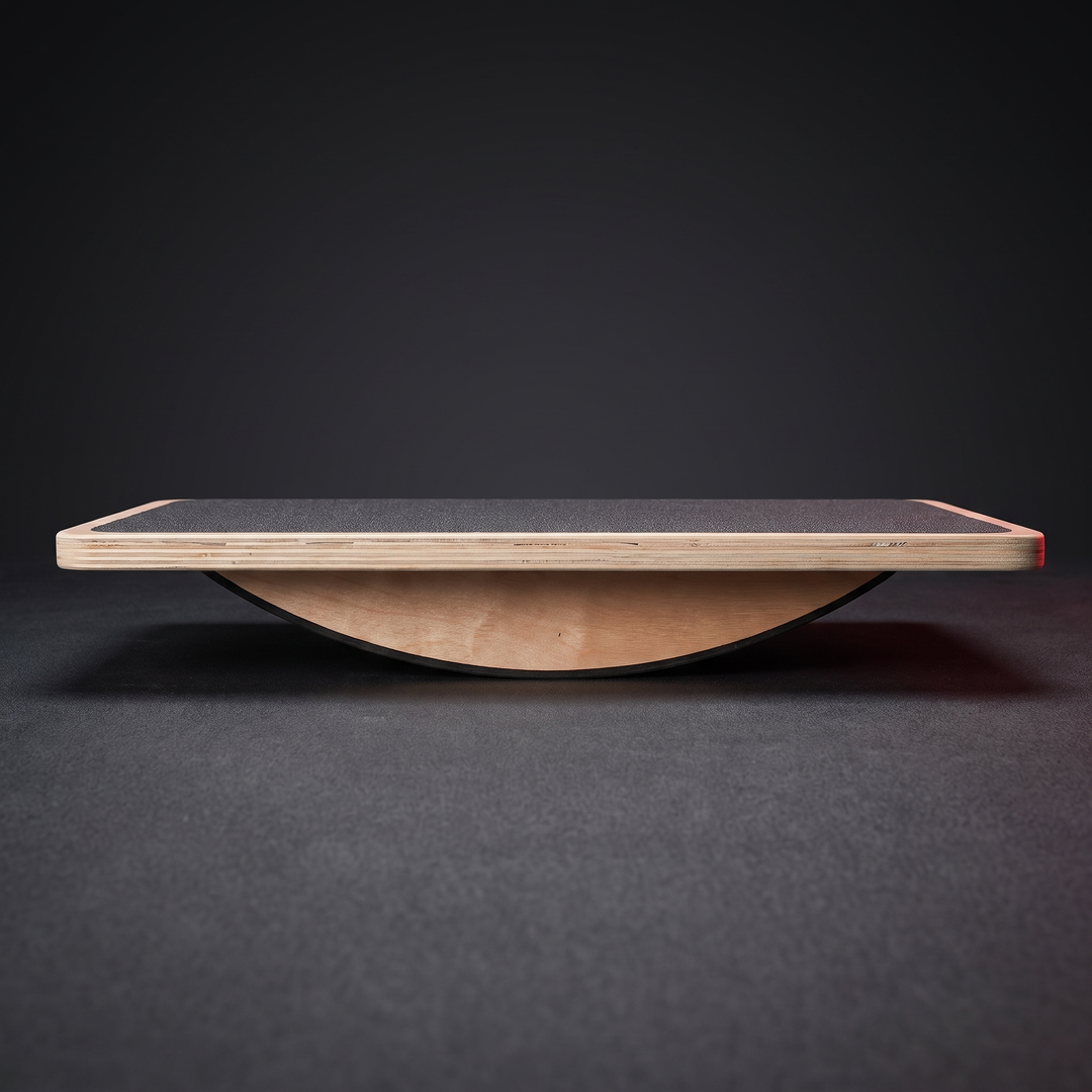 Rounded Rocker Base Side Profile - Balance Board