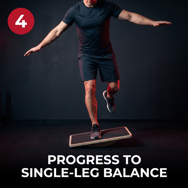 How to Use Step 4 - Progress to Single-Leg Balance