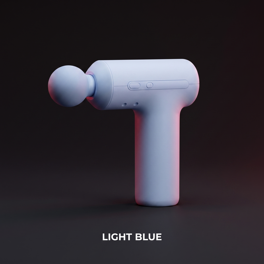 PhysioAthletX Massage Gun - Light Blue Variant