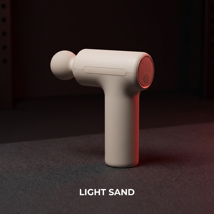 PhysioAthletX Massage Gun - Light Sand Variant