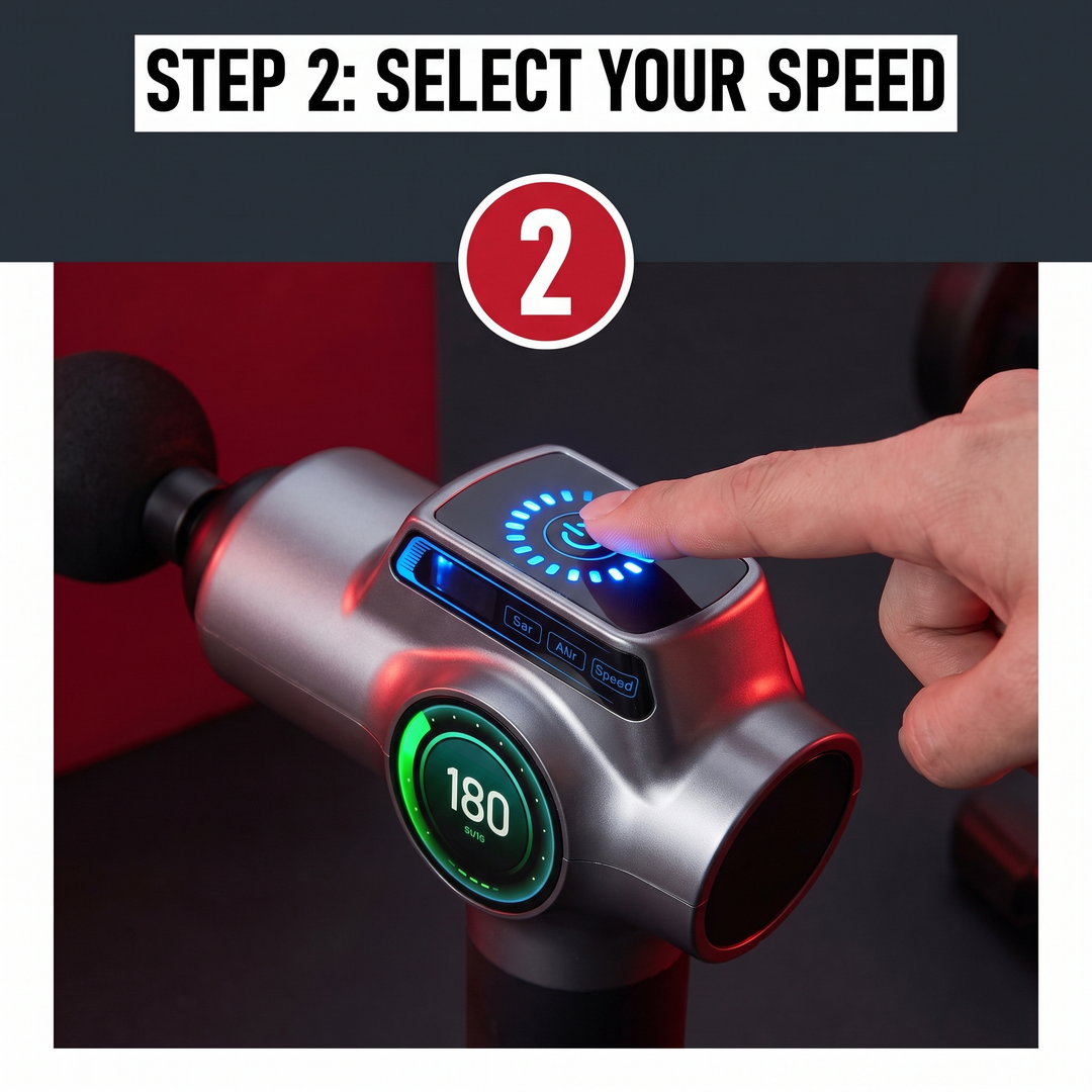 How to use step 2 select speed setting