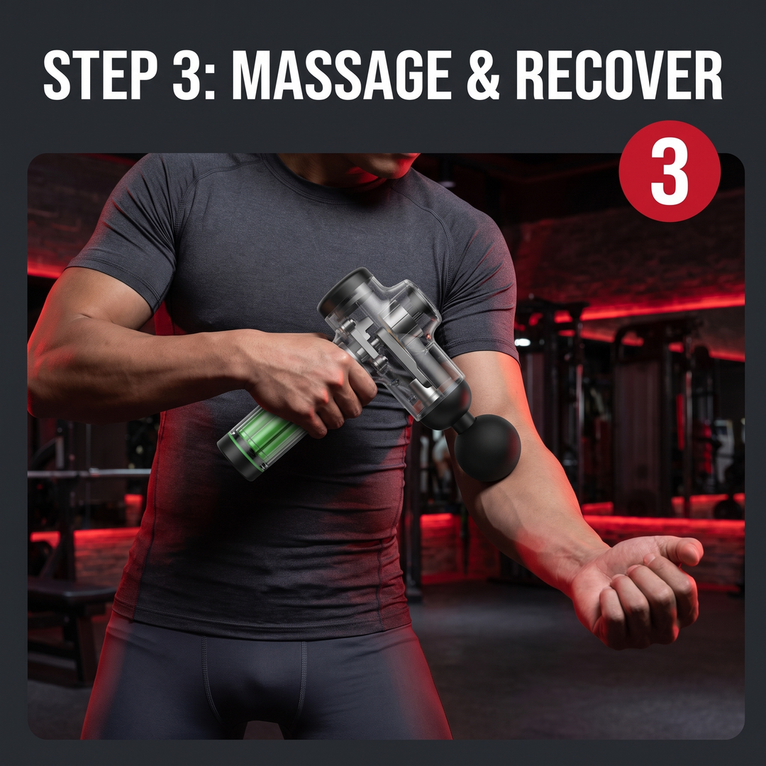 How to use step 3 massage and recover