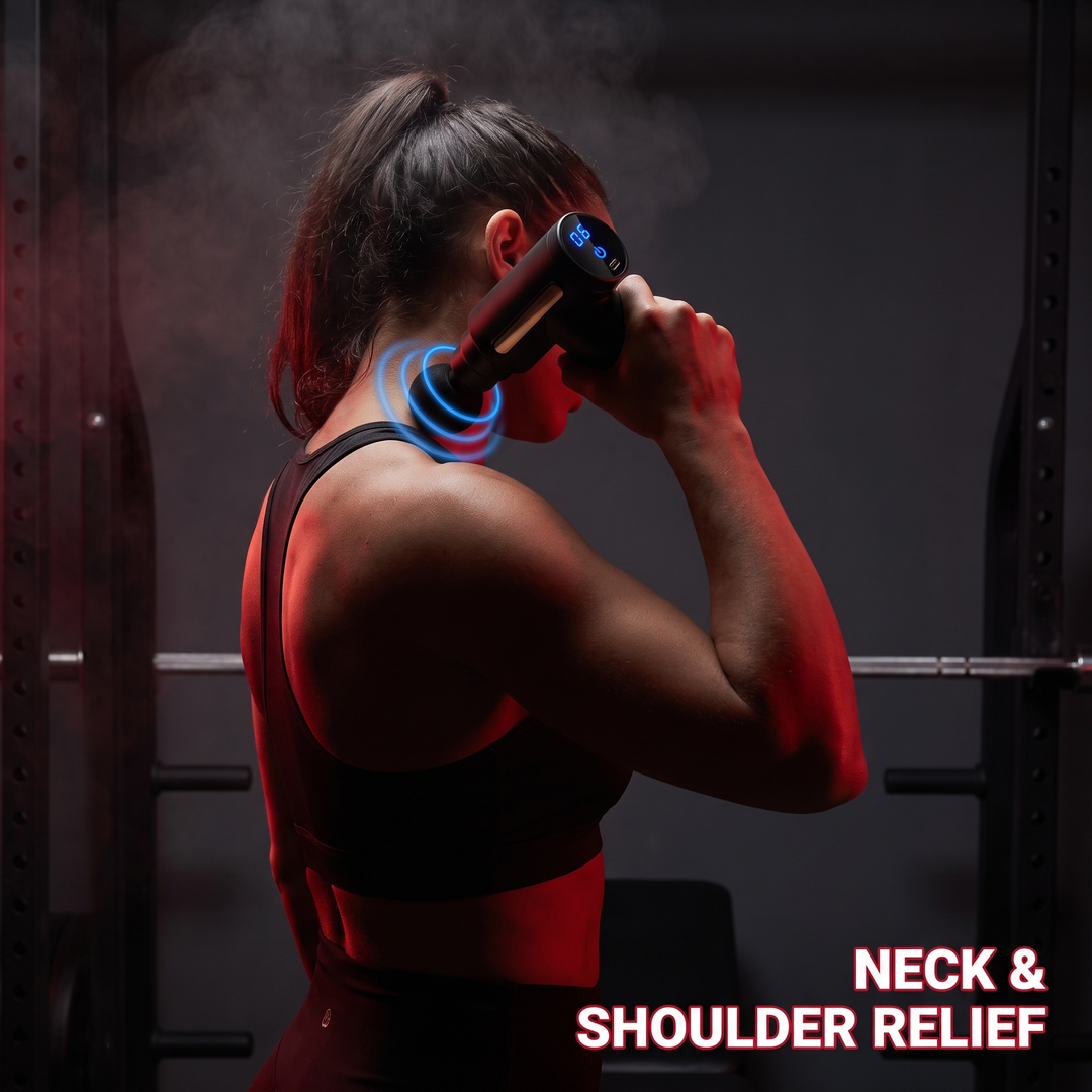 Neck and shoulder self-massage