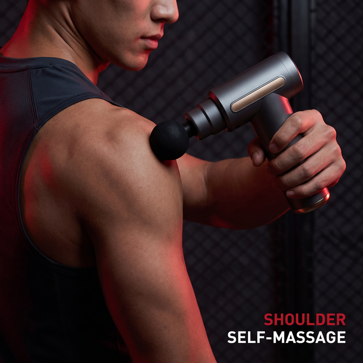 Shoulder self-massage session