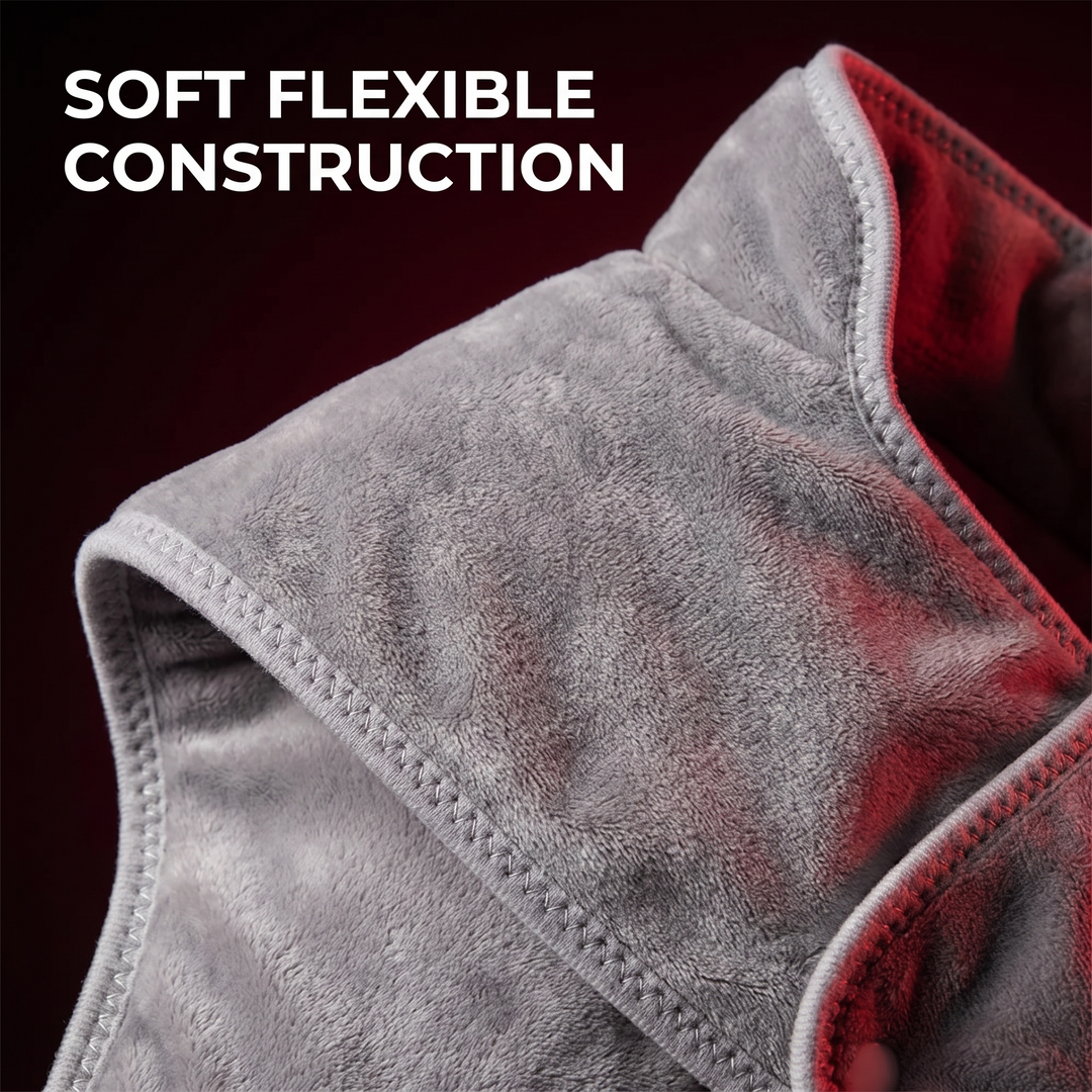 Electric Heated Shoulder Neck Wrap Cervical Heat Pad Vibration Massager Adjustable 3-Level Thermal Compress Shawl for Neck Back Shoulder Pain Relief Home Use Recovery