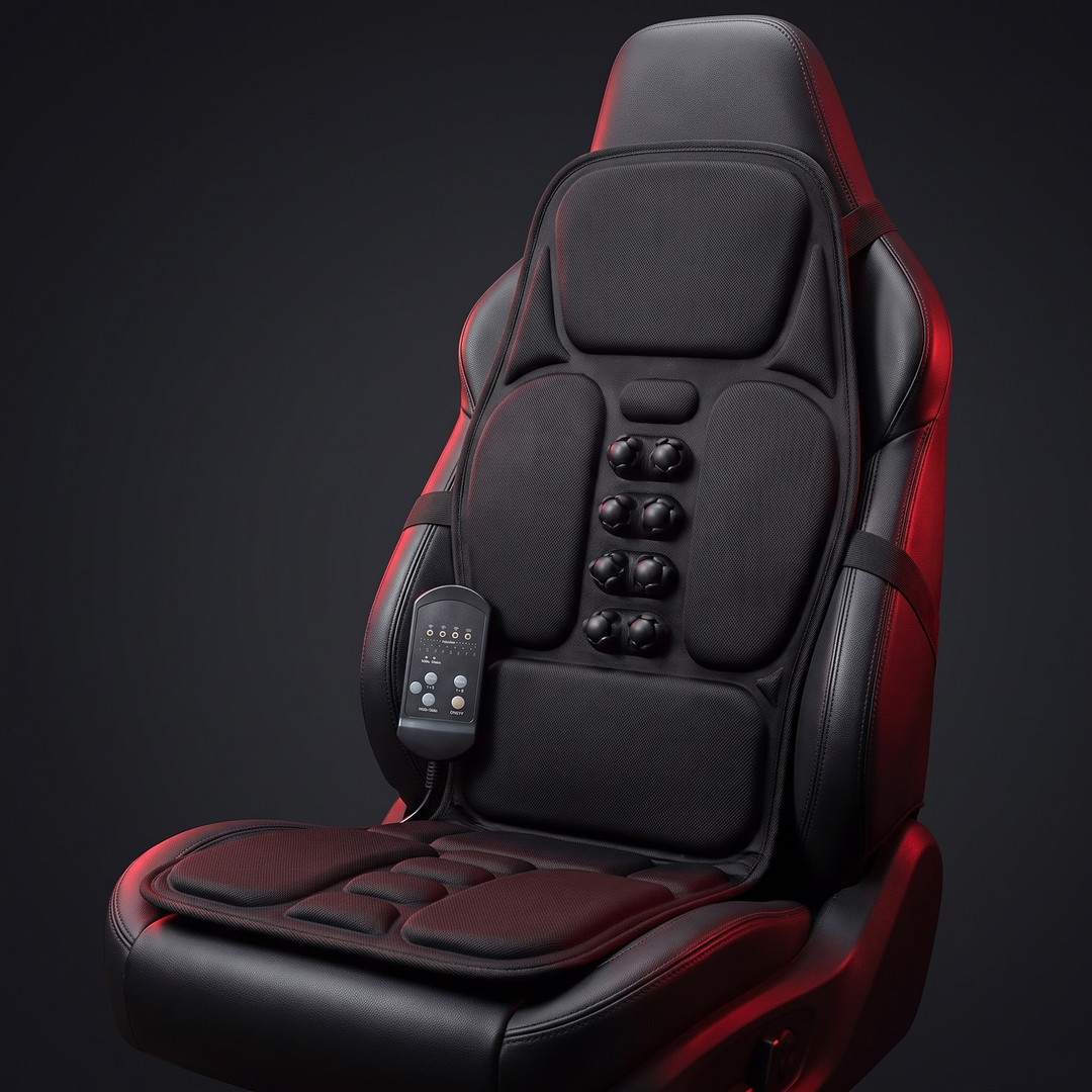 Shiatsu Massage Cushion Vibrating Infrared Heat Pad Neck Back Lumbar Full Body Massager Car Home Office Cervical Support Relief - Car Seat Hero