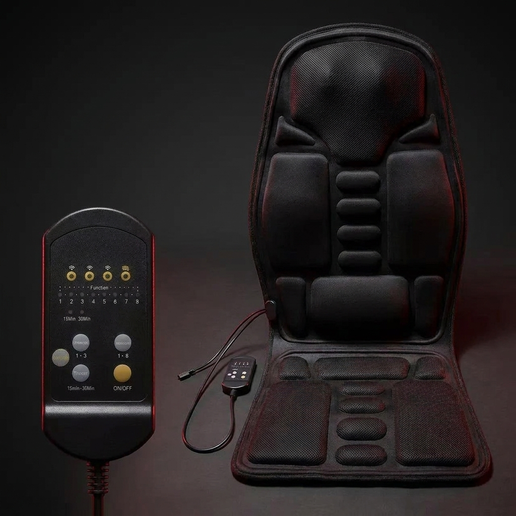 Professional Vibration Massage Seat Cushion Full Body Massage Pad for Car Home Office Neck Back Waist Relief Fatigue Recovery Seat Mat