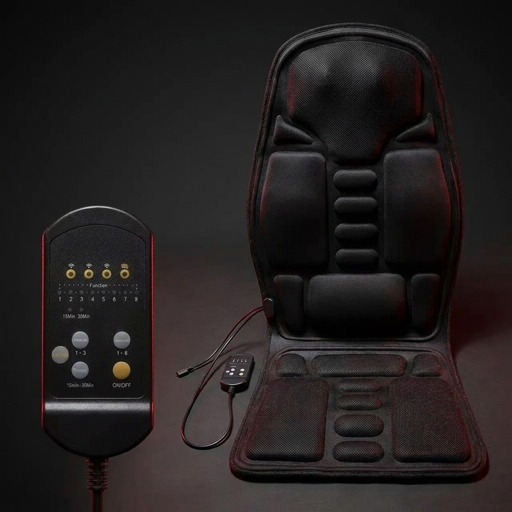 Professional Vibration Massage Seat Cushion Full Body Massage Pad for Car Home Office Neck Back Waist Relief Fatigue Recovery Seat Mat