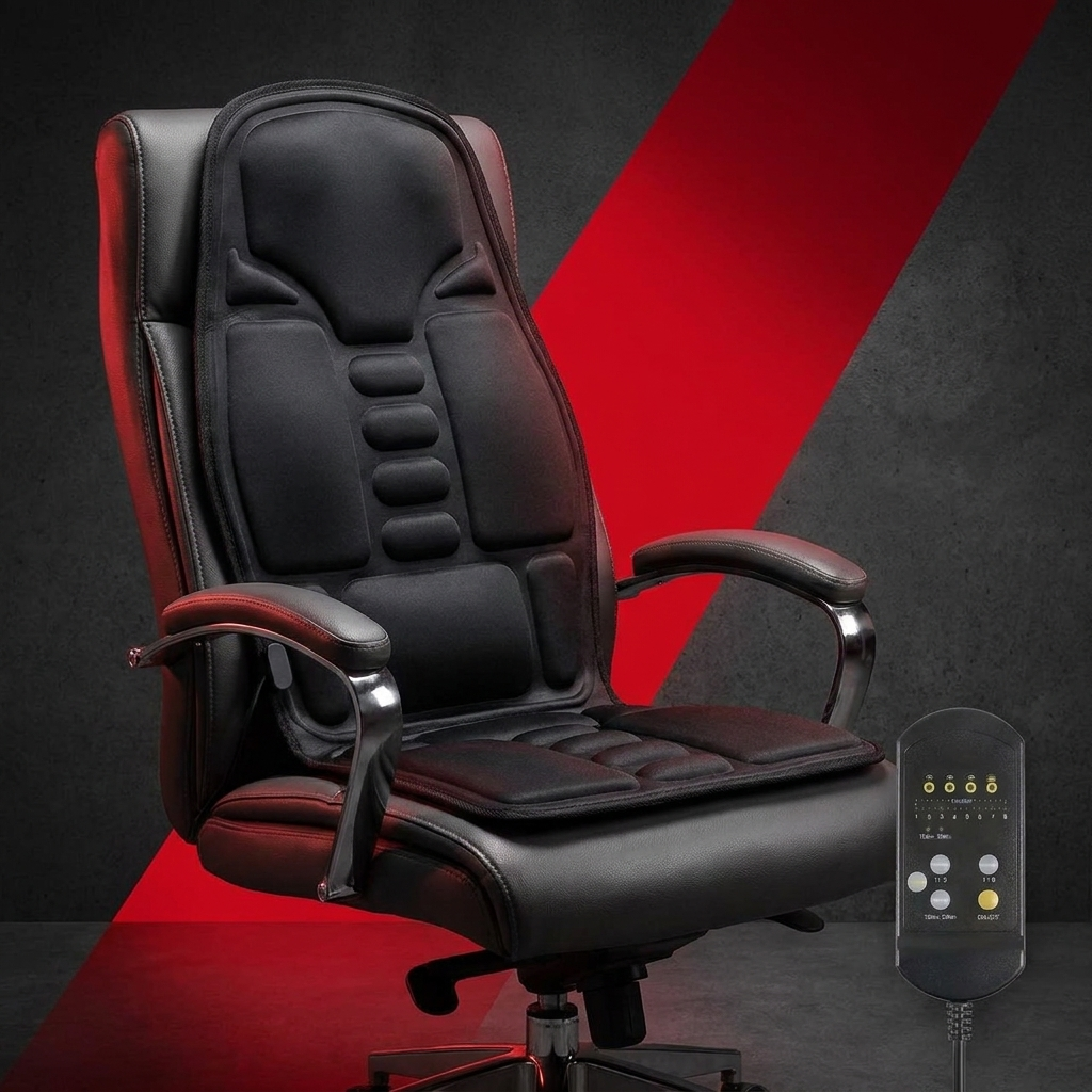 Professional Vibration Massage Seat Cushion Full Body Massage Pad for Car Home Office Neck Back Waist Relief Fatigue Recovery Seat Mat