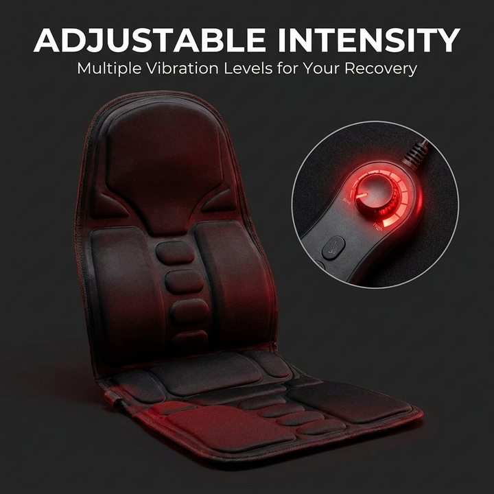 Professional Vibration Massage Seat Cushion Full Body Massage Pad for Car Home Office Neck Back Waist Relief Fatigue Recovery Seat Mat