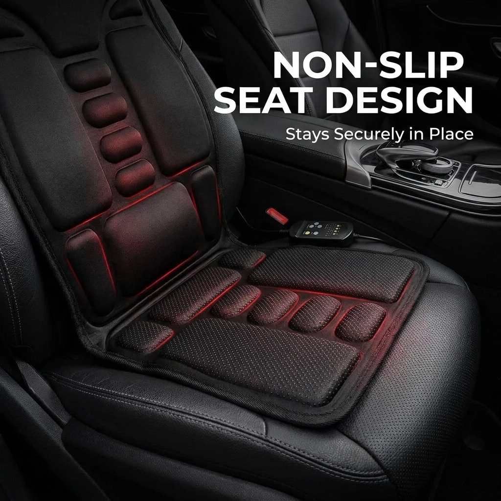 Professional Vibration Massage Seat Cushion Full Body Massage Pad for Car Home Office Neck Back Waist Relief Fatigue Recovery Seat Mat