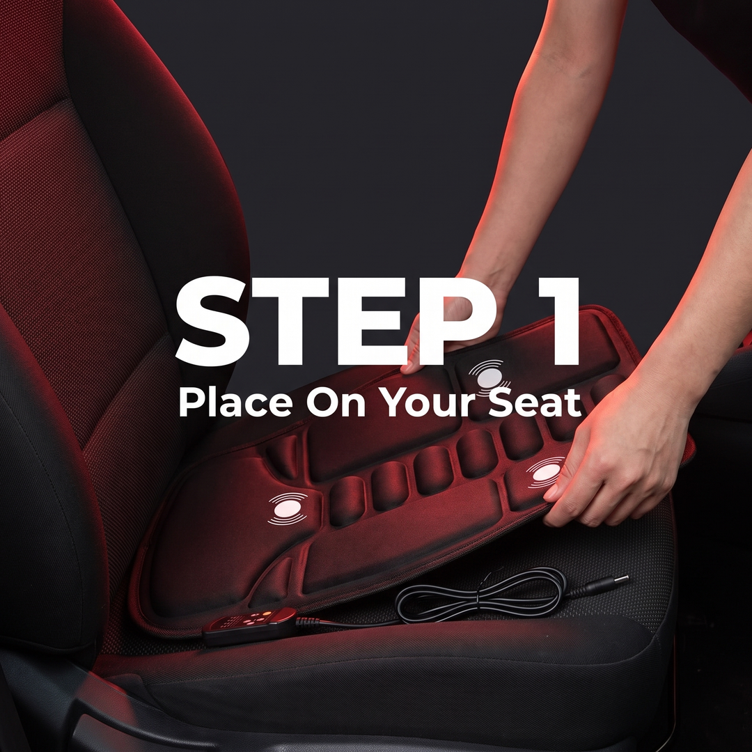 Professional Vibration Massage Seat Cushion Full Body Massage Pad for Car Home Office Neck Back Waist Relief Fatigue Recovery Seat Mat