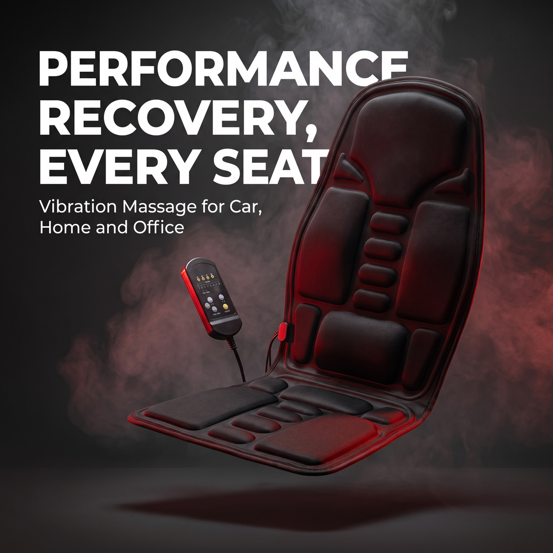 Professional Vibration Massage Seat Cushion Full Body Massage Pad for Car Home Office Neck Back Waist Relief Fatigue Recovery Seat Mat