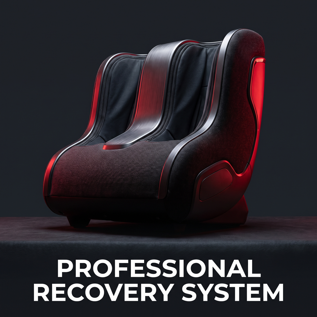 Professional Electric Foot and Calf Massager Shiatsu Kneading Heated Roller Deep Tissue Leg Massager for Stress Relief Relaxation Home Use Recovery - hero low angle recovery system