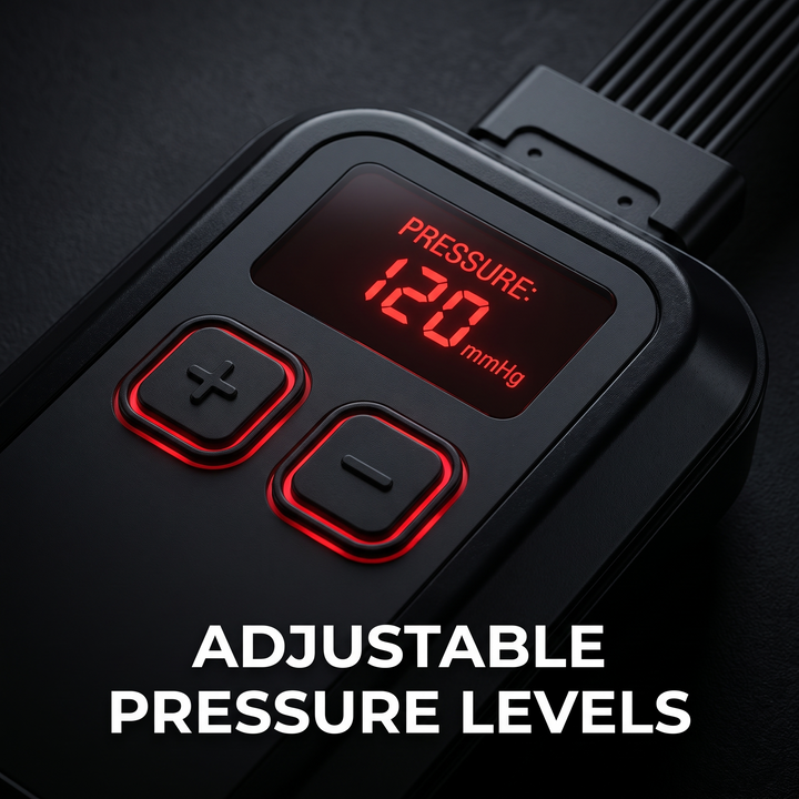 Professional Air Compression Recovery Boots Leg Massager Wireless Pneumatic Compression Boots for Athletes Muscle Recovery Circulation Support - Adjustable Pressure Levels Control Panel
