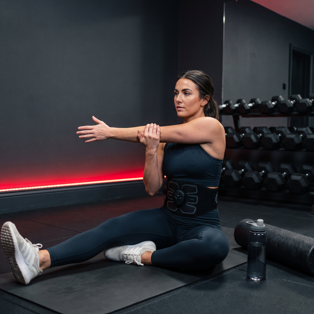 Professional EMS Core Trainer Belt Muscle Stimulator Abdominal Toning Belt 9 Intensity Levels USB Rechargeable No Gel Required Home Fitness Recovery - Active Recovery Lifestyle