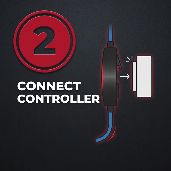 PHYSIOATHLETX EMS Toning Shorts - Glute, Hip and Thigh Muscle Training Wearable - How To Use Step 2 Connect Controller
